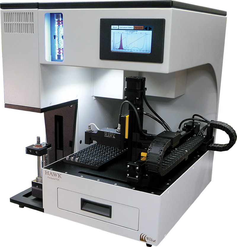Hawk Pyrolysis and TOC Instrument